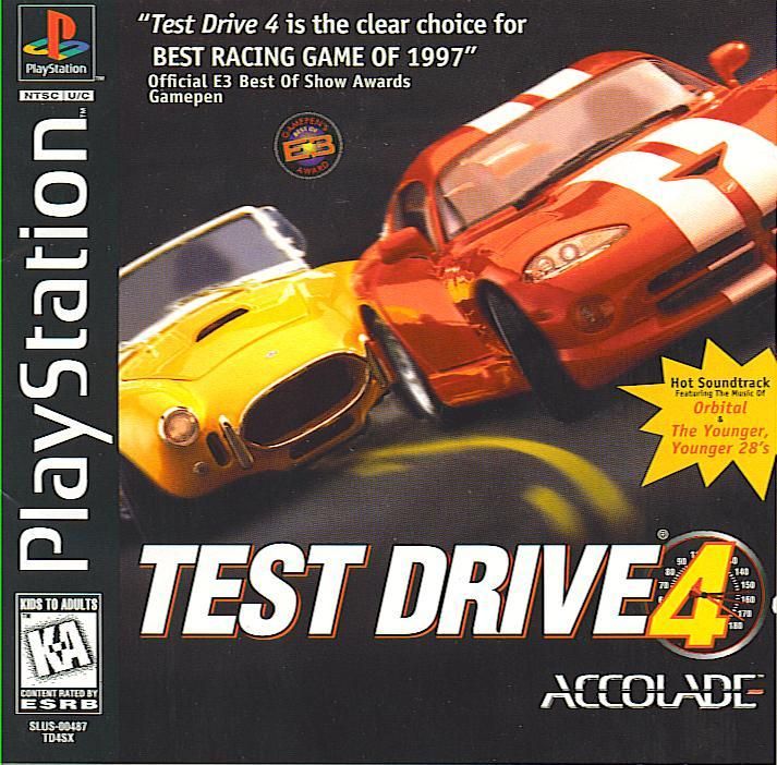 Test Drive 4 box art for Playstation